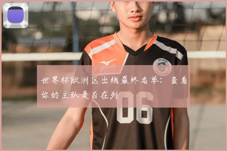 世界杯欧洲区出线最终名单:查看你的主队是否在列