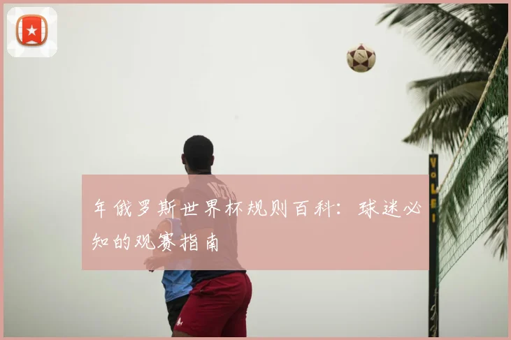年俄罗斯世界杯规则百科：球迷必知的观赛指南